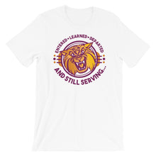 Load image into Gallery viewer, Entered-Learned-Departed and STILL SERVING T-Shirts (Men&#39;s Wildcat Collection)