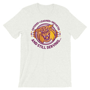 Entered-Learned-Departed and STILL SERVING T-Shirts (Men's Wildcat Collection)