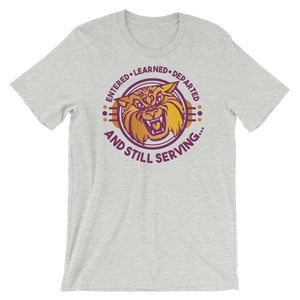 Entered-Learned-Departed and STILL SERVING T-Shirts (Men's Wildcat Collection)