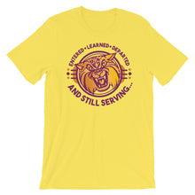 Load image into Gallery viewer, Entered-Learned-Departed and STILL SERVING T-Shirts (Men&#39;s Wildcat Collection)